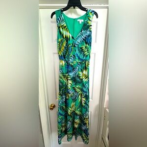 Nine West floral tiered maxi dress